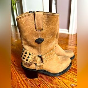 Vintage Harley leather boots